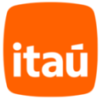logo itaú transp
